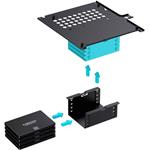 Jonsbo N10 PC case, mini tower, ITX, strieborná