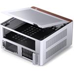 Jonsbo NV10 PC case, mini case, ITX, strieborná