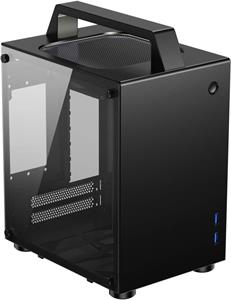 Jonsbo T8 PLUS Mini-ITX case, temperované sklo, čierna
