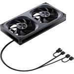Jonsbo ZA-240 Fan, PWM, ARGB - 240mm, čierna