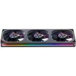 Jonsbo ZA-360 Fan, Reverse, PWM, ARGB - 360mm, čierna