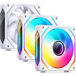 Jonsbo ZL-120W PWM ARGB, ventilátor 120x120x25mm, 3ks