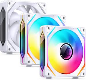 Jonsbo ZL-120W PWM ARGB, ventilátor 120x120x25mm, 3ks
