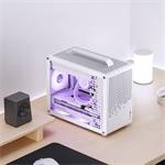 Jonsplus Z20, Micro-ATX, temperované sklo, biela, (rozbalené)