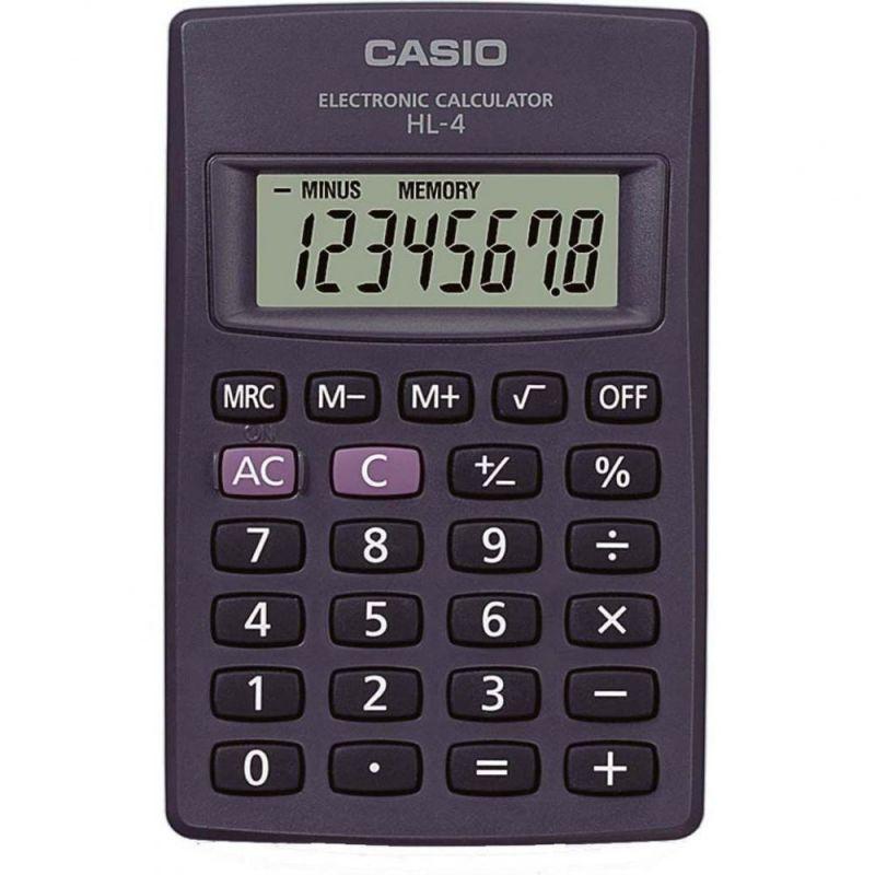 Kalkulacka vreckova Casio HL-4 | Datacomp.sk