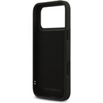 Karl Lagerfeld 3D Rubber Karl and Choupette kryt pre iPhone 17 Pro Max, čierny