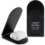 Karl Lagerfeld Choupette NFT bezdrôtová magnetická nabíjačka 2v1, čierna