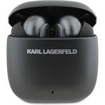 Karl Lagerfeld Elongated Logo ANC/ENC TWS bezdrôtové slúchadlá, čierne