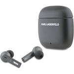 Karl Lagerfeld Elongated Logo ANC/ENC TWS bezdrôtové slúchadlá, čierne