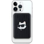 Karl Lagerfeld Embossed Choupette Head, 5000mAh, MagSafe powerbanka, čierna