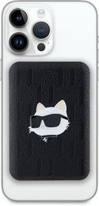 Karl Lagerfeld Embossed Choupette Head, 5000mAh, MagSafe powerbanka, čierna