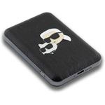 Karl Lagerfeld Embossed K&CH Heads, 5000mAh, MagSafe powerbanka, čierna