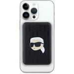 Karl Lagerfeld Embossed Karl Head, 5000mAh, MagSafe powerbanka, čierna