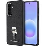 Karl Lagerfeld Fixed Glitter Metal Ikonik kryt pre Samsung Galaxy A57, čierny