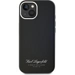 Karl Lagerfeld Grained PU Hotel RSG kryt pre iPhone 13, čierny