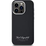 Karl Lagerfeld Grained PU Hotel RSG kryt pre iPhone 13 Pro, čierny