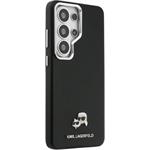 Karl Lagerfeld Grained PU Leather K&CH Heads Magnetic kryt pre Samsung Galaxy S26 Ultra, čierny