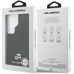 Karl Lagerfeld Grained PU Leather K&CH Heads Magnetic kryt pre Samsung Galaxy S26 Ultra, čierny