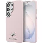 Karl Lagerfeld Grained PU Leather K&CH Heads Magnetic kryt pre Samsung Galaxy S26 Ultra, ružový