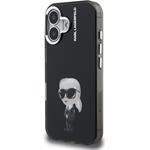 Karl Lagerfeld IML Aquarelle Karl kryt pre iPhone 16, čierny