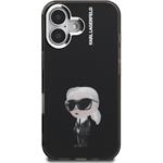 Karl Lagerfeld IML Aquarelle Karl kryt pre iPhone 16, čierny