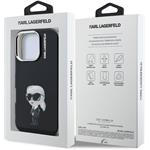 Karl Lagerfeld IML Aquarelle Karl kryt pre iPhone 16 Pro, čierny