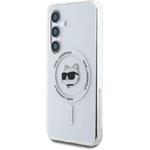 Karl Lagerfeld IML Choupette Head MagSafe kryt pre Samsung Galaxy S25+, transparentný