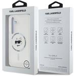 Karl Lagerfeld IML Choupette Head MagSafe kryt pre Samsung Galaxy S25+, transparentný