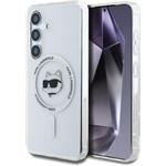 Karl Lagerfeld IML Choupette Head MagSafe kryt pre Samsung Galaxy S25+, transparentný