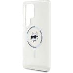 Karl Lagerfeld IML Choupette Head MagSafe kryt pre Samsung Galaxy S25 Ultra, transparentný