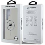 Karl Lagerfeld IML Choupette Head MagSafe kryt pre Samsung Galaxy S25 Ultra, transparentný