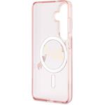 Karl Lagerfeld IML Choupette Karl Script Logo Magnetic kryt pre Samsung Galaxy S26, ružový