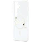 Karl Lagerfeld IML Choupette Karl Script Logo Magnetic kryt pre Samsung Galaxy S26, transparentný