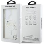 Karl Lagerfeld IML Choupette Karl Script Logo Magnetic kryt pre Samsung Galaxy S26 Ultra, transparentný