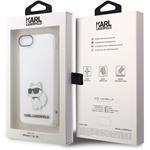 Karl Lagerfeld IML Choupette NFT kryt pre iPhone 7/8/SE2020/SE2022 transparentný