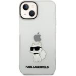 Karl Lagerfeld IML Choupette NFT zadný kryt pre iPhone 14 Plus, transparentný