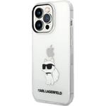 Karl Lagerfeld IML Choupette NFT zadný kryt pre iPhone 14 Pro, transparentný