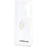 Karl Lagerfeld IML Choupette Peekaboo Logo Magnetic kryt pre Samsung Galaxy S26+, transparentný
