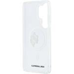 Karl Lagerfeld IML Choupette Peekaboo Logo Magnetic kryt pre Samsung Galaxy S26 Ultra, transparentný