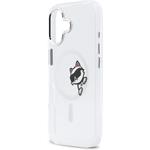 Karl Lagerfeld IML Choupette Peekaboo MagSafe kryt pre iPhone 17, transparentný