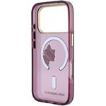 Karl Lagerfeld IML Choupette Peekaboo Magsafe kryt pre iPhone 18 Pro, Burgundy