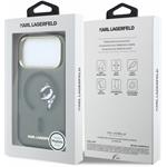 Karl Lagerfeld IML Choupette Peekaboo Magsafe kryt pre iPhone 18 Pro Max, čierny