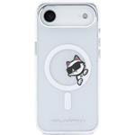 Karl Lagerfeld IML Choupette Peekaboo MagSafe kryt pre iPhone Air, transparentný