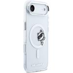 Karl Lagerfeld IML Choupette Peekaboo MagSafe kryt pre iPhone Air, transparentný