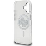 Karl Lagerfeld IML Glitter Karl and Choupette Sketch MagSafe kryt pre iPhone 16, transparentný