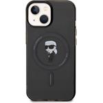 Karl Lagerfeld IML Ikonik MagSafe kryt pre iPhone 15, čierny