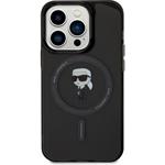 Karl Lagerfeld IML Ikonik MagSafe kryt pre iPhone 15 Pro, čierny