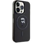 Karl Lagerfeld IML Ikonik MagSafe kryt pre iPhone 15 Pro, čierny