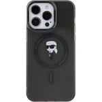 Karl Lagerfeld IML Ikonik MagSafe kryt pre iPhone 15 Pro Max, čierny