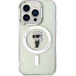 Karl Lagerfeld IML Ikonik MagSafe kryt pre iPhone 15 Pro, transparentný